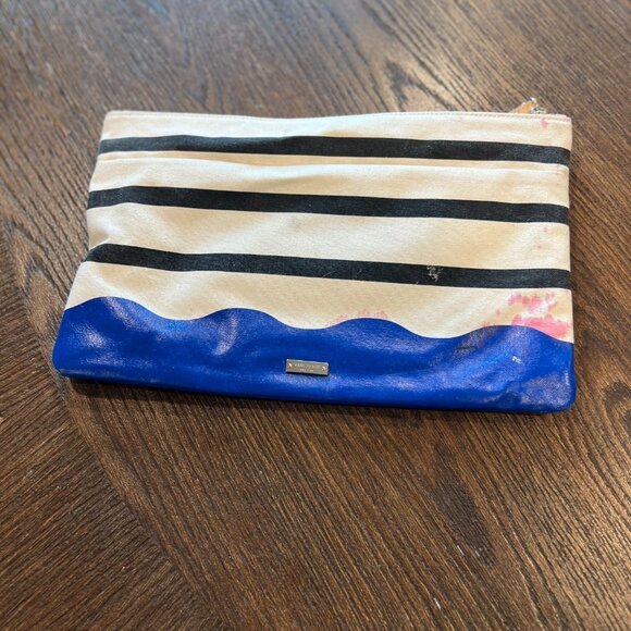 Kate Spade Beware of Sharks Wristlet Pouch - Picture 3 of 3